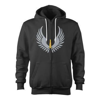 Air Force Special Operations Command Afsoc Winged Dagger Zip Up Hoodie - Monsterry
