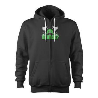 Axe Bear Zip Up Hoodie - Monsterry AU