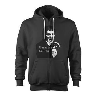 Barnabas Collins Dark Shadows Vintage Soap Tshirt Zip Up Hoodie - Monsterry DE