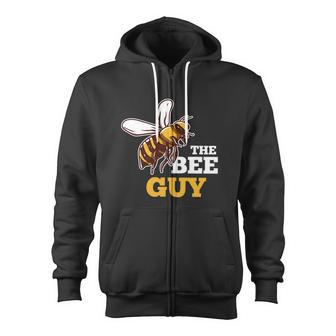 Bee Guy Insect Animal Lover Beekeeper Men Zip Up Hoodie - Monsterry AU