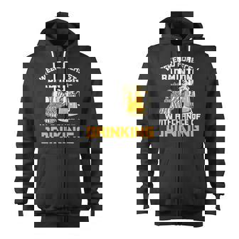 Beer Badminton Player And Beer Zip Up Hoodie - Monsterry