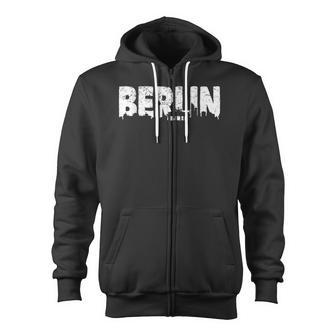 Berlin Souvenir Berlin City Germany Skyline Berlin Zip Up Hoodie - Monsterry UK