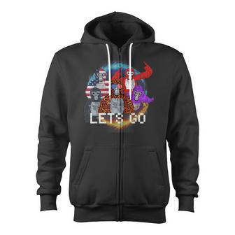 Cool Gorilla Tag Update Merch For Boys Zip Up Hoodie - Monsterry