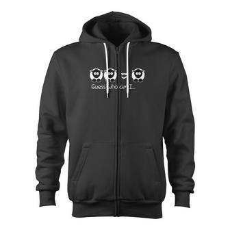 Cool Guess Who Sarcastic Black Sheep Family Zip Up Hoodie - Monsterry