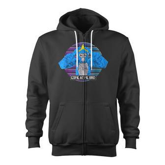 Cute Come At Me Bro Gorilla Gamer Monke Tag Vr Zip Up Hoodie - Monsterry