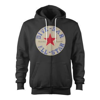 Dive Bar All Star Zip Up Hoodie - Monsterry AU
