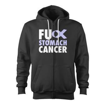 Fu Stomach Cancer Stomach Cancer Awareness Zip Up Hoodie - Monsterry UK