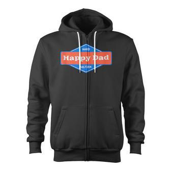 Fullsend Happy Dad Graphic Zip Up Hoodie - Monsterry UK