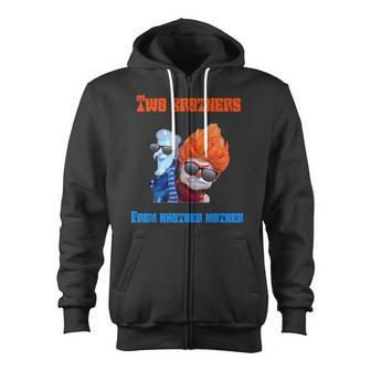 Hot And Cold Weather Miser Brothers Novelty Zip Up Hoodie - Monsterry DE