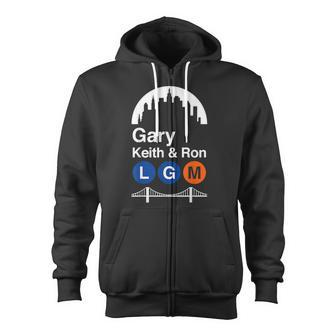 Garys Keiths And Rons Zip Up Hoodie - Monsterry