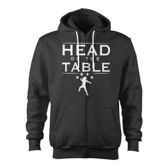 Head Of The Table Zip Up Hoodie - Monsterry