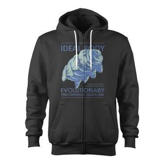 The Ideal Body You May Not Like Tardigrade Moss Zip Up Hoodie - Monsterry CA