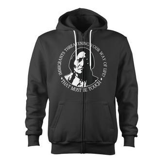 Immigrants Threatening Your Way Of Life Zip Up Hoodie - Monsterry AU
