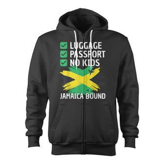 Jamaican Travel Clothing For Your Next Vacation To Jamaica Zip Up Hoodie - Monsterry AU