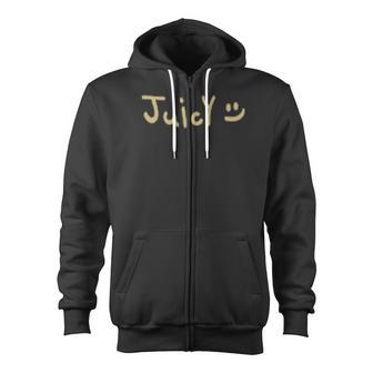 Juicy Fruit Snacks Face Reveal Zip Up Hoodie - Monsterry