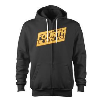 May The Fourth Be With You May 4Th Tshirt Zip Up Hoodie - Monsterry