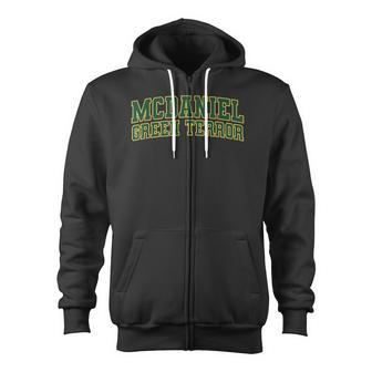 Mcdaniel College Green Terror 01 Zip Up Hoodie - Monsterry AU