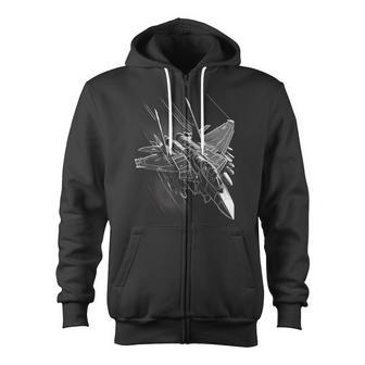 Military's Jet Fighters Aircraft Plane Graphic Zip Up Hoodie - Monsterry CA