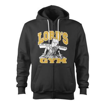 New Lord's Gym Cool Graphic Zip Up Hoodie - Monsterry CA