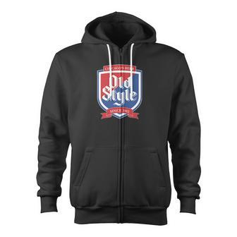 Old Style Beer Logo Chicago Tshirt Zip Up Hoodie - Monsterry AU