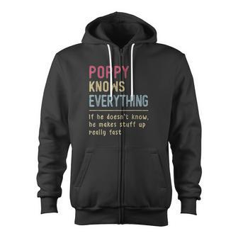 Poppy Know Everything Zip Up Hoodie - Monsterry AU