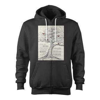 There Are Places I'll Remember All My Life Zip Up Hoodie - Monsterry CA