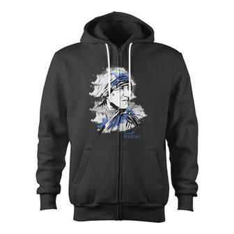 Saint Teresa Of Calcutta Zip Up Hoodie - Monsterry