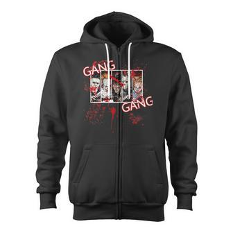 Scary Classic 90'S Movie Gear For Halloween & Movie Buffs Zip Up Hoodie - Monsterry UK