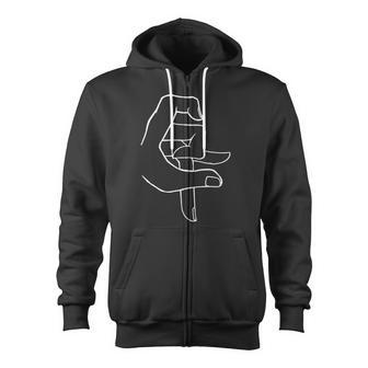 Sf Fingers Sf Hands San Francisco Frisco The Bay Sf 415 Zip Up Hoodie - Monsterry CA