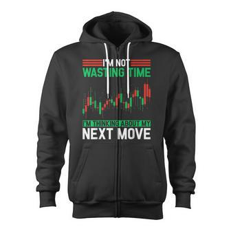 Stock Market Broker Trader Forex Day Trading Stock Trading Zip Up Hoodie - Monsterry UK