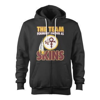 The Team Formerly Known As Skins Washington Football Team Zip Up Hoodie - Monsterry AU