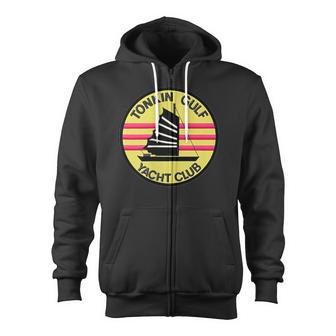 Tonkin Gulf Yacht Club Navy 7Th Fleet Vietnam Veteran Zip Up Hoodie - Monsterry DE