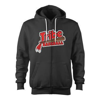 Tribe Baseball Sports Logo Tshirt Zip Up Hoodie - Monsterry UK