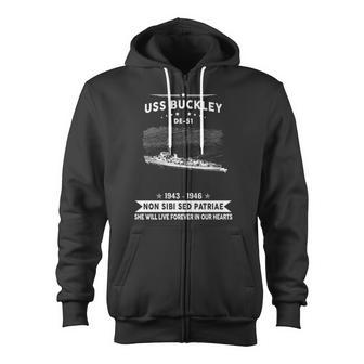 Uss Buckley De Zip Up Hoodie - Monsterry AU