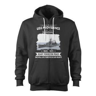 Uss Providence Clg Zip Up Hoodie - Monsterry AU