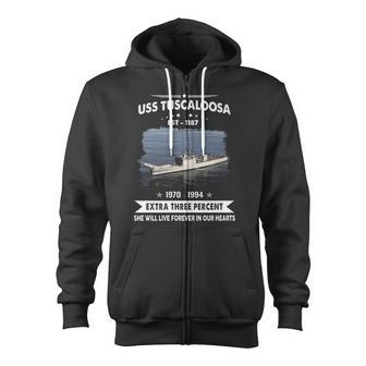 Uss Tuscaloosa Lst V2 Zip Up Hoodie - Monsterry