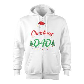First Christmas As A Dad New Daddy 1St Christmas Zip Up Hoodie - Monsterry AU