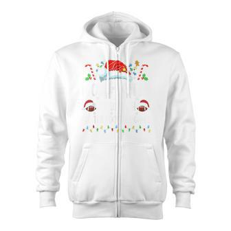 Most Likely To Watch All Football Games Christmas Zip Up Hoodie - Monsterry UK