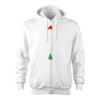 Look At Me Being All Festive And Shits XmasChristmas Zip Up Hoodie - Monsterry CA