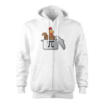 Chicken Pot Pie Pi Lovers Chick Match Holiday Zip Up Hoodie - Monsterry AU