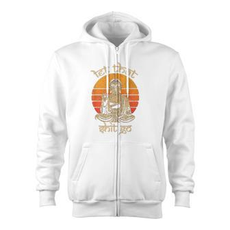 Let That Shit Go Buddha Zip Up Hoodie - Monsterry DE