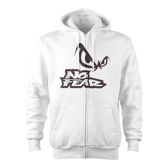 No Fear Just Fearless 90'S Retro Skater N Nostalgia Sk8er Zip Up Hoodie - Monsterry