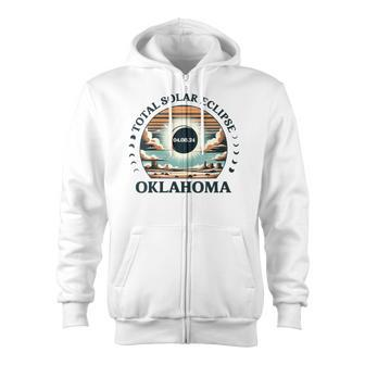 Oklahoma Eclipse 40824 America Total Solar Eclipse 2024 Zip Up Hoodie - Monsterry UK