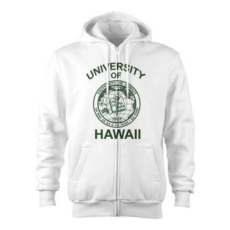 University Of Hawaii Tshirt Zip Up Hoodie - Monsterry DE