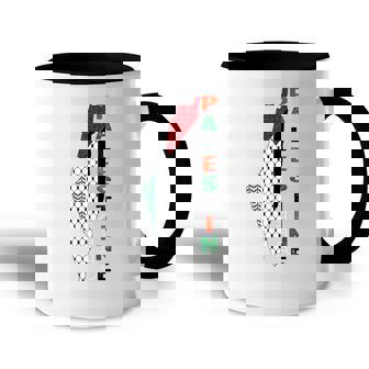 Bandera Árabe De Palestina De Gaza Accent Mug - Regaloses
