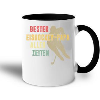 Bester Eishockey-Papa Aller Zeiten Herrenatertag Geschenk Tasse Zweifarbig - Geschenkecke