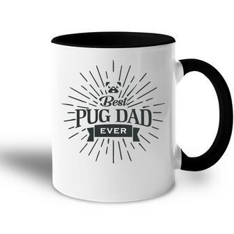 Bester Mops Papa Aller Zeiten Pets Dog Puppy Gray S Tasse Zweifarbig - Geschenkecke