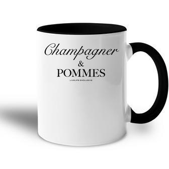 Champagner & Pommes X Livelife Liebe Champagne Frites Love Tasse Zweifarbig - Geschenkecke