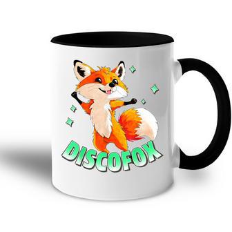 Discofox Disco Fox X Lustiger Fuchs Sonnebrille Tanzen Tanz Tasse Zweifarbig - Geschenkecke