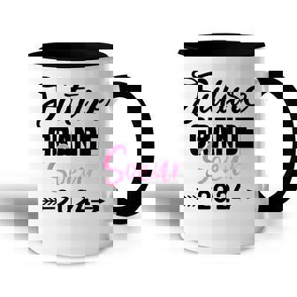 Enfant Future Grande Sœur 2024 Jeais Être Grande Soeur 2024 Accent Mug - Cadeauxyz